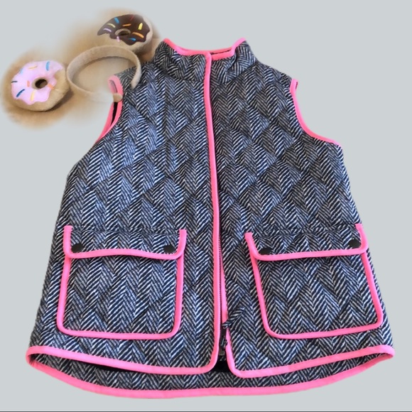 Crewcuts Other - Crewcuts Herringbone Puffer Vest Girls Sz 10